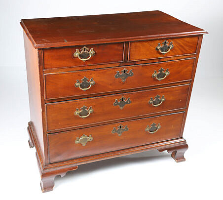 42670 Chippendale Chest of Drawers A IMG_6839