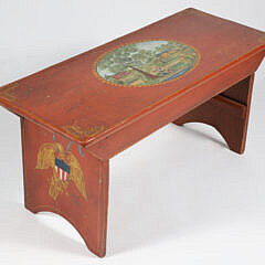 12-5467 Decorated American Bench A IMG_8136