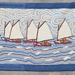 123-5450 Cat Boats Hooked Rug A_20240923_154926