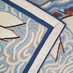 Catboats Hooked Rug