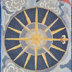 Claire Murray Compass Rose Hooked Rug