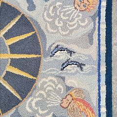 Claire Murray Compass Rose Hooked Rug