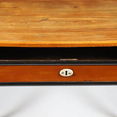 Biedermeier One Drawer Side Table, 19th Century