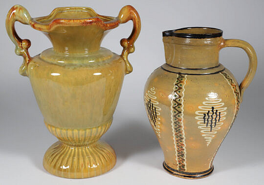228-1397 Ceramic Vase + Creamer A_IMG_5087