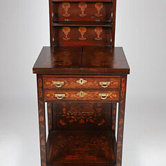 Continental Marquetry Work Stand 19th Century