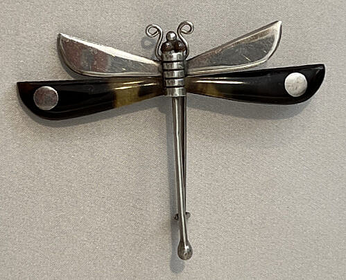 26-4957 Taxco Sterling Dragon Fly Pin A_IMG_7353