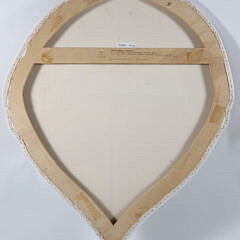 Cady Oil on Shaped Canvas “Mediterranean Work Boat”, circa 1994-95