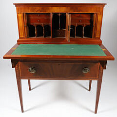 Boston Federal Tambour Desk, circa 1800