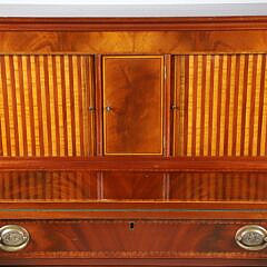 Boston Federal Tambour Desk, circa 1800