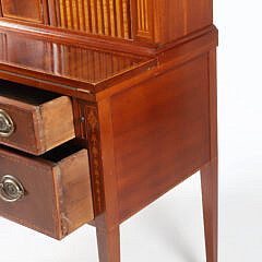 Boston Federal Tambour Desk, circa 1800