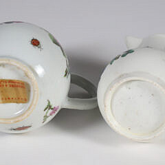 Two 18th Century Worcester Porcelain Creamers