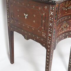 Mahogany Bone Inlaid Sideboard, 19th Century
