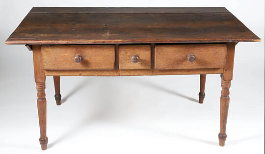 41-5450 Three Drawer Kitchen Table A_IMG_7996