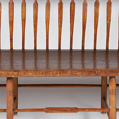 American Arrowback Settee, early 19th Century