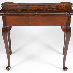 Dutch Marquetry Games Table, 19th Century