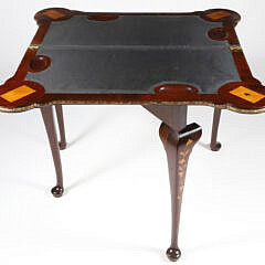 Dutch Marquetry Games Table, 19th Century