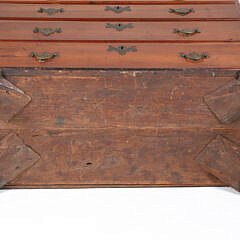 New Hampshire Dunlap School Cherry Chest on Chest, 18th Century