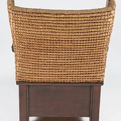 Orkney Islands Child’s Crofter’s Oak Chair with Reed Back and Wings