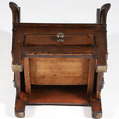 Orkney Islands Child’s Crofter’s Oak Chair with Reed Back and Wings
