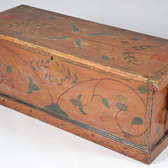 Pennsylvania Floral Decorated Seaman’s Chest, 19th Century
