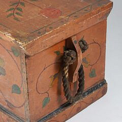 Pennsylvania Floral Decorated Seaman’s Chest, 19th Century