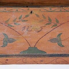 Pennsylvania Floral Decorated Seaman’s Chest, 19th Century