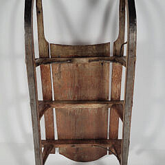 New England Paint Decorated Snow Sled, 19th Century