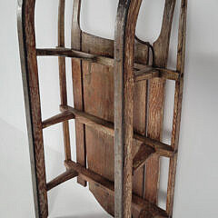 New England Paint Decorated Snow Sled, 19th Century