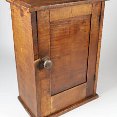 85-5450 Tiger Maple Hanging Cabinet A IMG_0125 2