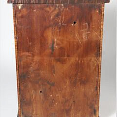 American Tiger Maple Hanging Miniature Cabinet, 19th Century