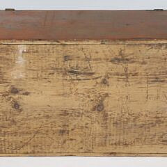 American Red Stained Pine Sea Chest, 19th Century