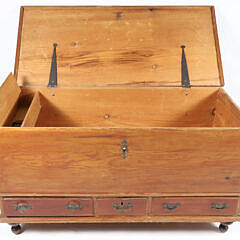 Pennsylvania Three Drawer Blanket Chest, 19th Century