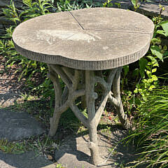 96-5450 Faux Boix Concrete Table A_IMG_7351