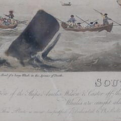 “South Sea Whale Fishery”, Published 1825 by W. J. Huggins