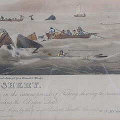 “South Sea Whale Fishery”, Published 1825 by W. J. Huggins