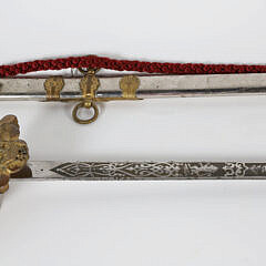Independent Order of Odd Fellows Ceremonial Sword and Scabbard