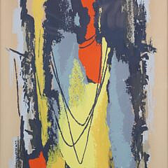Phillip Hicken Limited Edition Silkscreen “Fisherman”, Edition #37/45