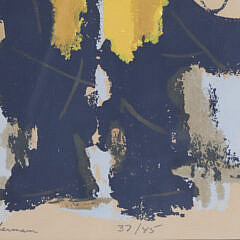 Phillip Hicken Limited Edition Silkscreen “Fisherman”, Edition #37/45