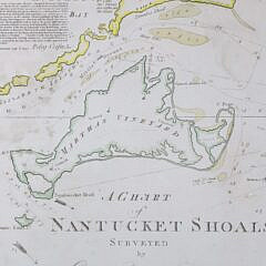 “A Chart of Nantucket Shoals Surveyed by Capt. Paul Pinkham”, Reproduction Chart