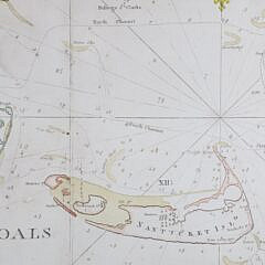 “A Chart of Nantucket Shoals Surveyed by Capt. Paul Pinkham”, Reproduction Chart