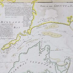 “A Chart of Nantucket Shoals Surveyed by Capt. Paul Pinkham”, Reproduction Chart