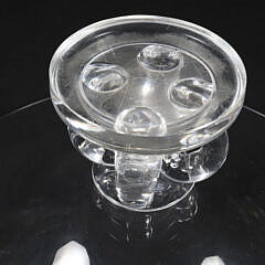 Signed Steuben Glass Pedestal Tazza