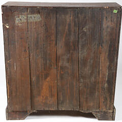 English Oak Profusely Carved Slant Front Desk, 19th Century