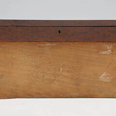 English Burlwood and Inlaid Brass Glove Box with Wind Up Music, 19th Century