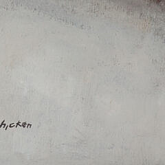 Phillip Hicken Acrylic on Canvas “Sand Fences”