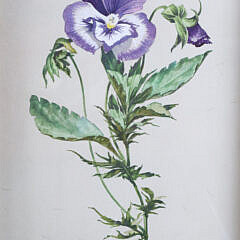 Pair of A. Bender Watercolor on Paper “Floral Still Lifes”, circa 1999