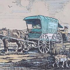Tony Sarg “Farm Buggy” Print, circa 1938