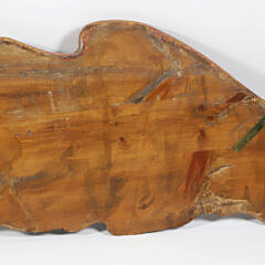 Large Vintage Carved and Painted American Spread Winged Eagle Plaque