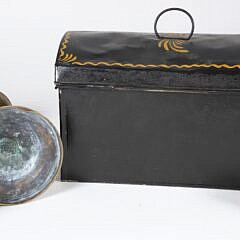 Four Items Including an Engraved J.P. Gardner Brass and Leather Telescope, 19th Century