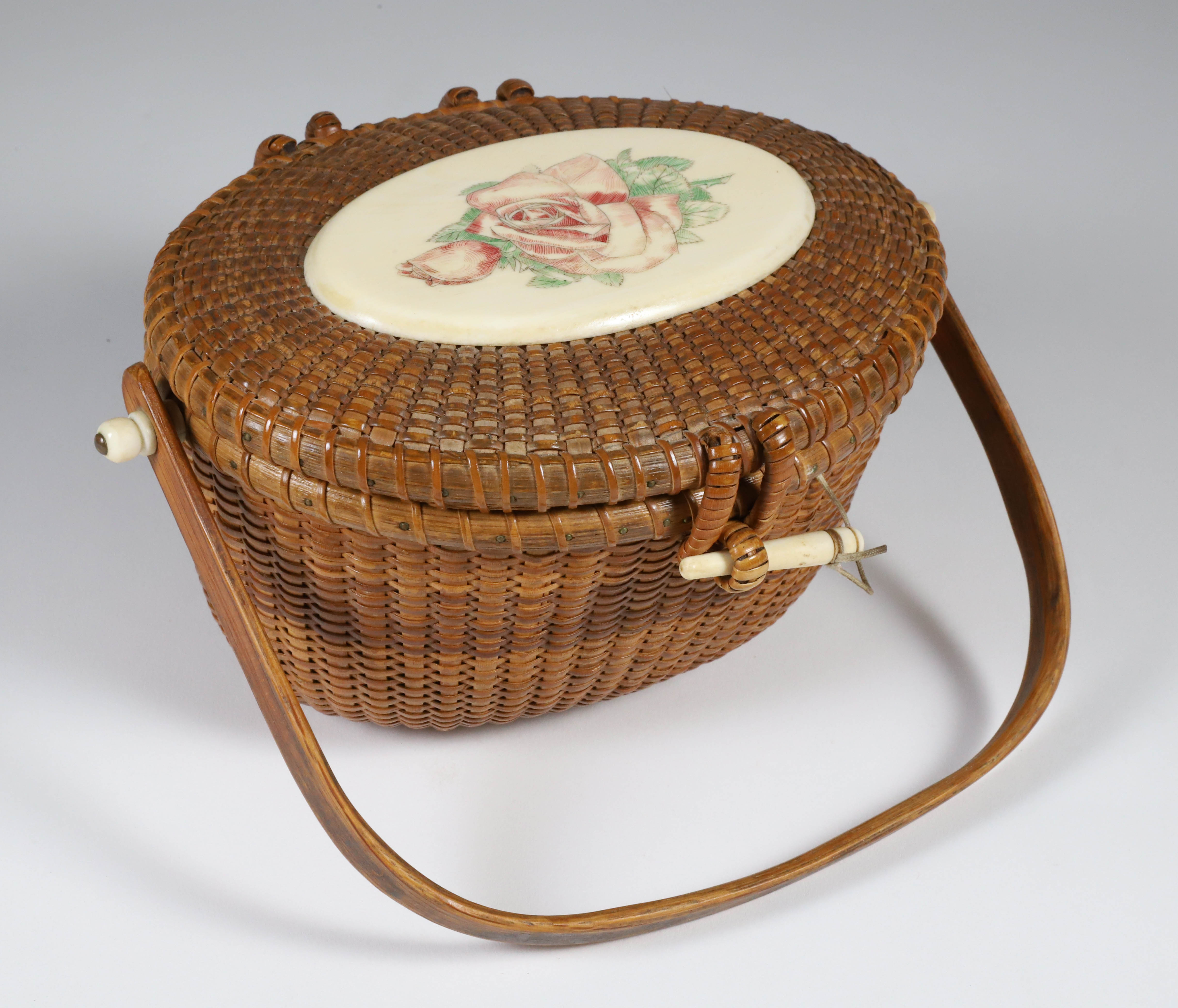 ナンタケットバスケット　Vintage Nantucket Basket Nantucket Baskets Archives - Rafael Osona Auctions Nantucket, MA